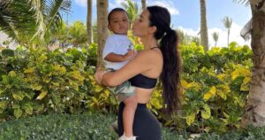 Pics of Kim Kardashian, Kanye West’s Son